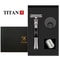 Titan HighQuality Safety Razor For Men Metal Handle Shaving Razor With Replaceable Blades 10