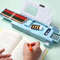 MultiFunctional Stationery Box For Students  Magnetic DoubleSided Pencil Case With Calculator  Shar 0