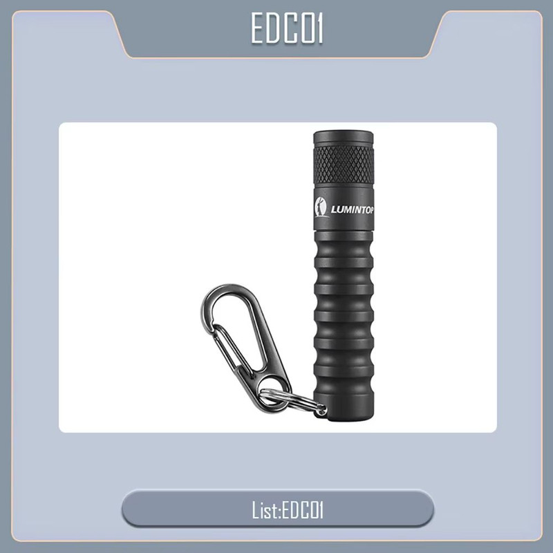 Outlook Mini EDC Flashlight  Waterproof Keychain LED Torch With 3 Modes AAA Powered 120 Lumens 10