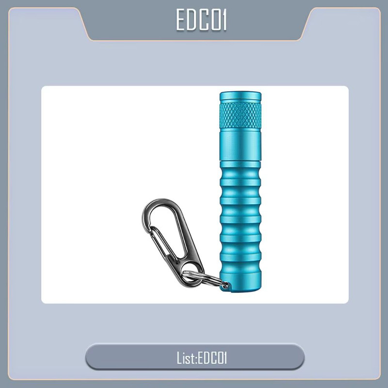 Outlook Mini EDC Flashlight  Waterproof Keychain LED Torch With 3 Modes AAA Powered 120 Lumens 11