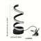 Modern Spiral LED Table Lamp With USB  Adjustable Brightness Warm White Light For Bedroom Living Ro 7