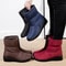 Womens Waterproof Winter Snow Boots Warm Plush Ankle Booties With Front Zipper NonSlip Sole 4