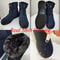 Womens Waterproof Winter Snow Boots Warm Plush Ankle Booties With Front Zipper NonSlip Sole 5