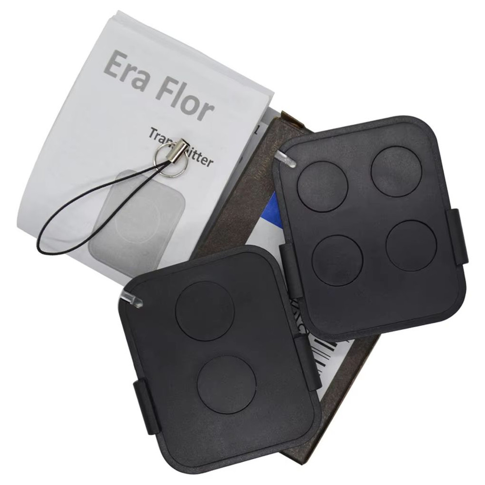 2PCS FLOR FLO2RS Garage Gate Remote Control  43392MHz Rolling Code Compatible With FLO4RS ON1 ON2 O 5
