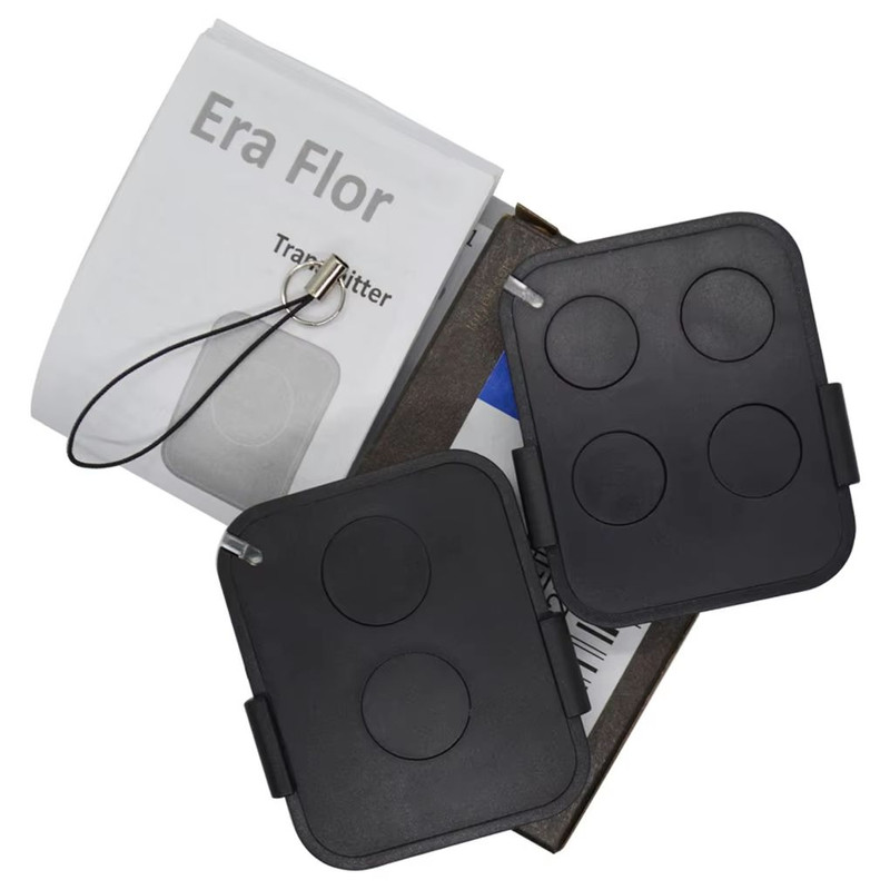 2PCS FLOR FLO2RS Garage Gate Remote Control  43392MHz Rolling Code Compatible With FLO4RS ON1 ON2 O 5