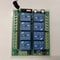433MHz 8Channel RF Wireless Remote Control Switch DC 12V24V Relay Receiver With Industrial Transmi 4