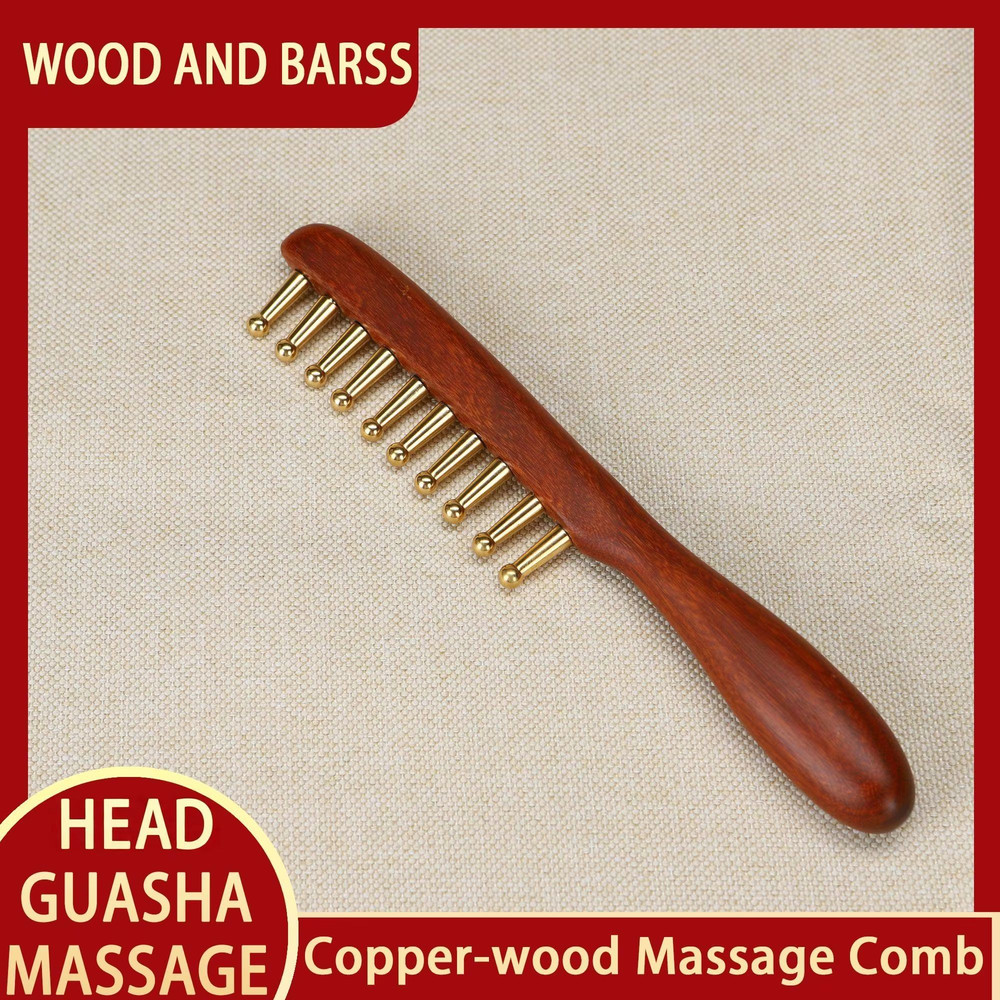 Guasha Facial Massager Tool  Kansa Wand For Natural Skin Rejuvenation  Relaxation 7