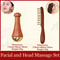 Guasha Facial Massager Tool Kansa Wand For Natural Skin Rejuvenation Relaxation 20