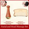 Guasha Facial Massager Tool Kansa Wand For Natural Skin Rejuvenation Relaxation 26