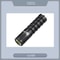 EDC15 Portable LED Flashlight 760 Lumen Keychain Torch With IP68 Waterproof Rating AA14500 Battery 6