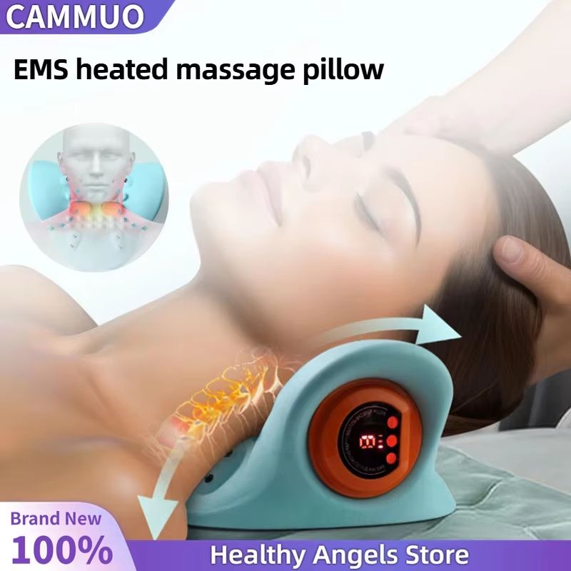 Electric Neck Massager With Heat  Airbag Compression  USB Rechargeable Cervical Spine And Shoulder  0