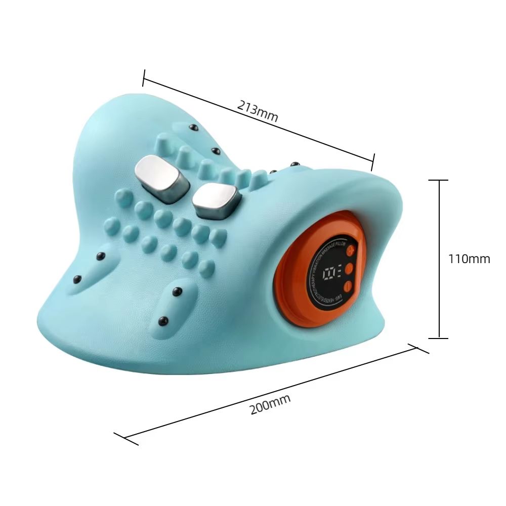 Electric Neck Massager With Heat  Airbag Compression  USB Rechargeable Cervical Spine And Shoulder  5