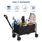 Foldable Garden Wagon Cart Portable Outdoor Camping Beach Utility Trolley 3