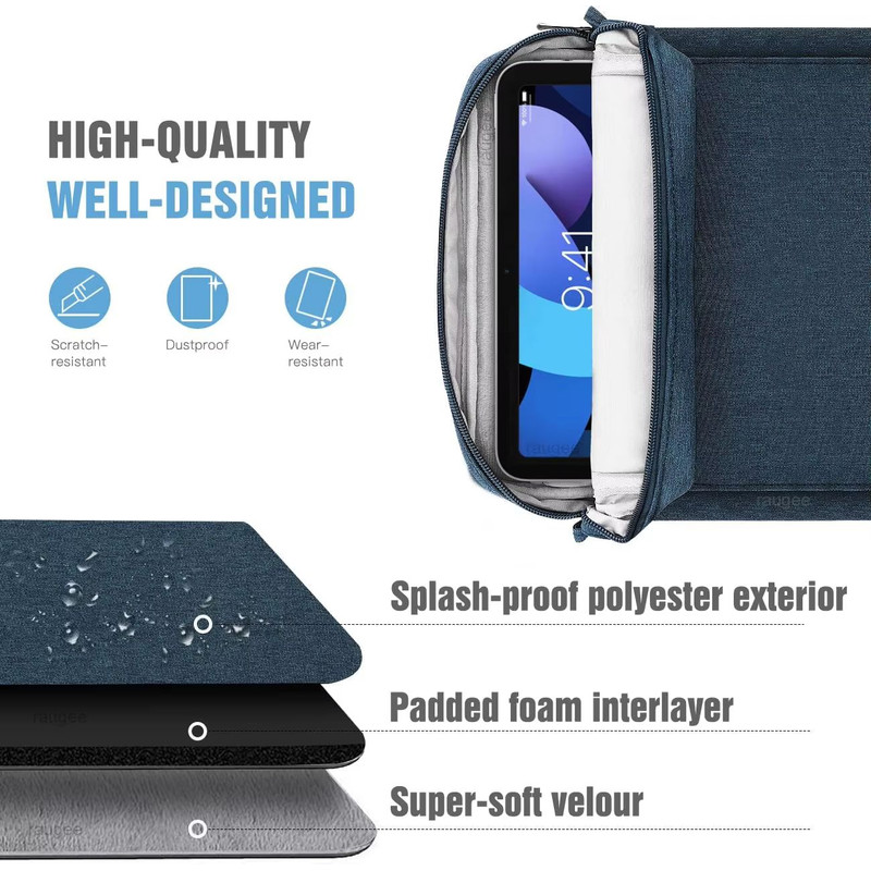 Protective Tablet Sleeve Bag Slim Carrying Case For IPad Pro IPad Air IPad 10th7th Generation 3