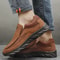 Mens Leather Casual Loafers Breathable Flat Sneakers For Everyday Comfort Style 1