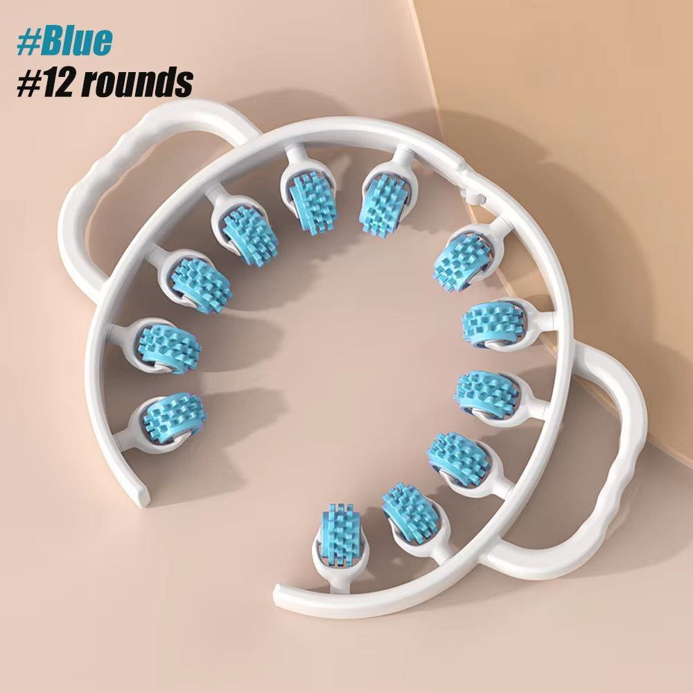 12Wheel Leg Massager  MultiFunctional Manual Massage Roller For Legs Arms And Muscle Relaxation 7