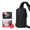 Mens USB Crossbody Bag Waterproof AntiTheft Shoulder Chest Pack For Travel Daily Use 1