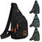 Mens Waterproof Crossbody Bag  Outdoor Hiking Cycling  Travel Chest Shoulder Backpack 0