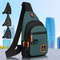 Mens Waterproof Crossbody Bag  Outdoor Hiking Cycling  Travel Chest Shoulder Backpack 4