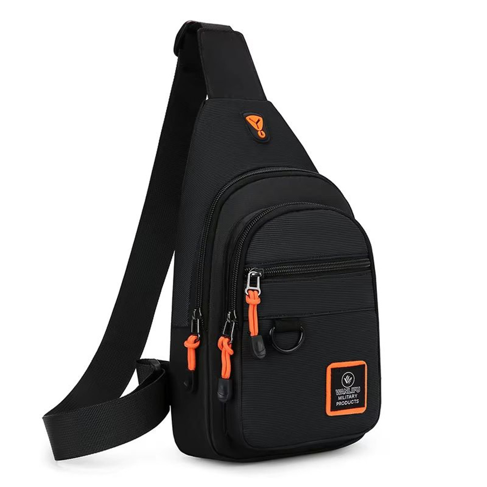 Mens Waterproof Crossbody Bag  Outdoor Hiking Cycling  Travel Chest Shoulder Backpack 6