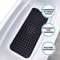 NonSlip Shower Mat Machine Washable Bathtub Mat With Drain Holes Suction Cups For Bathroom Safety 5