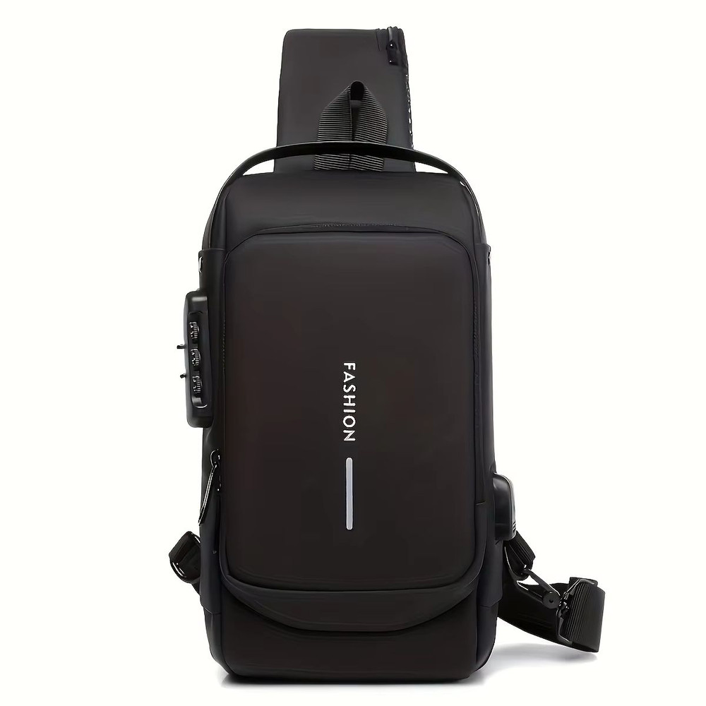 Mens AntiTheft Chest Bag  Durable Oxford Fabric Crossbody Backpack For Motorcycle Sports  Casual Tr 6