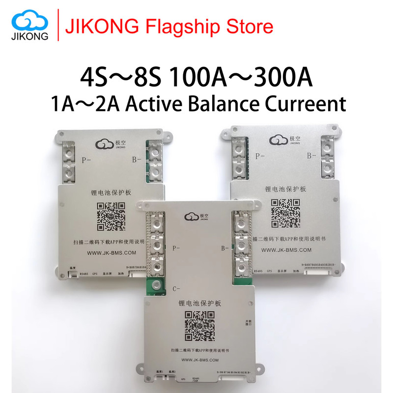 JIKONG Smart BMS With Active Balance  8S To 24S Battery Management System For LiFePO4 LiIon  LTO Pa 0
