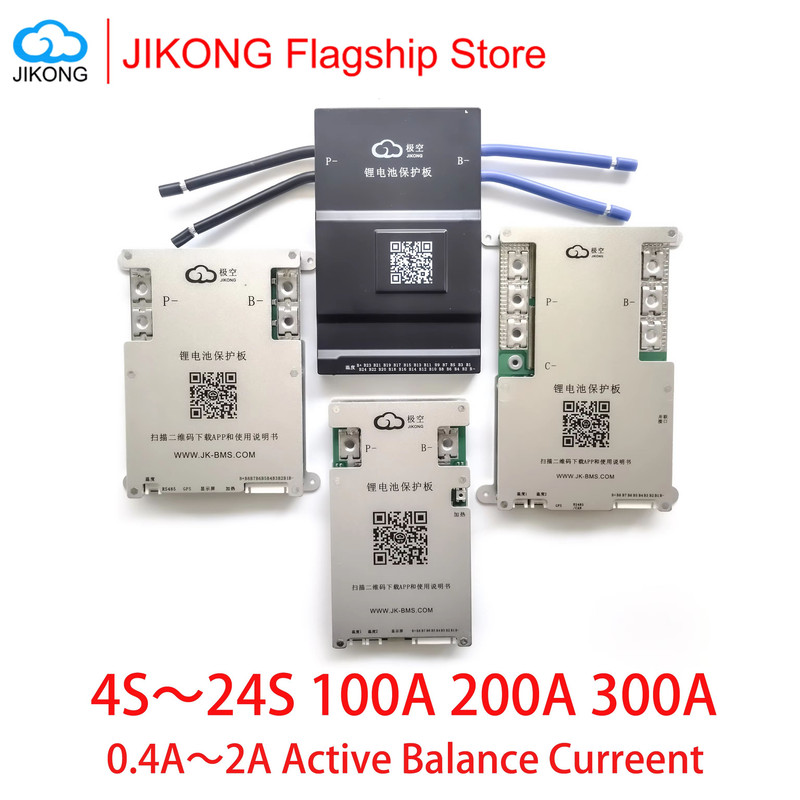 JIKONG Smart BMS With Active Balance  8S To 24S Battery Management System For LiFePO4 LiIon  LTO Pa 1