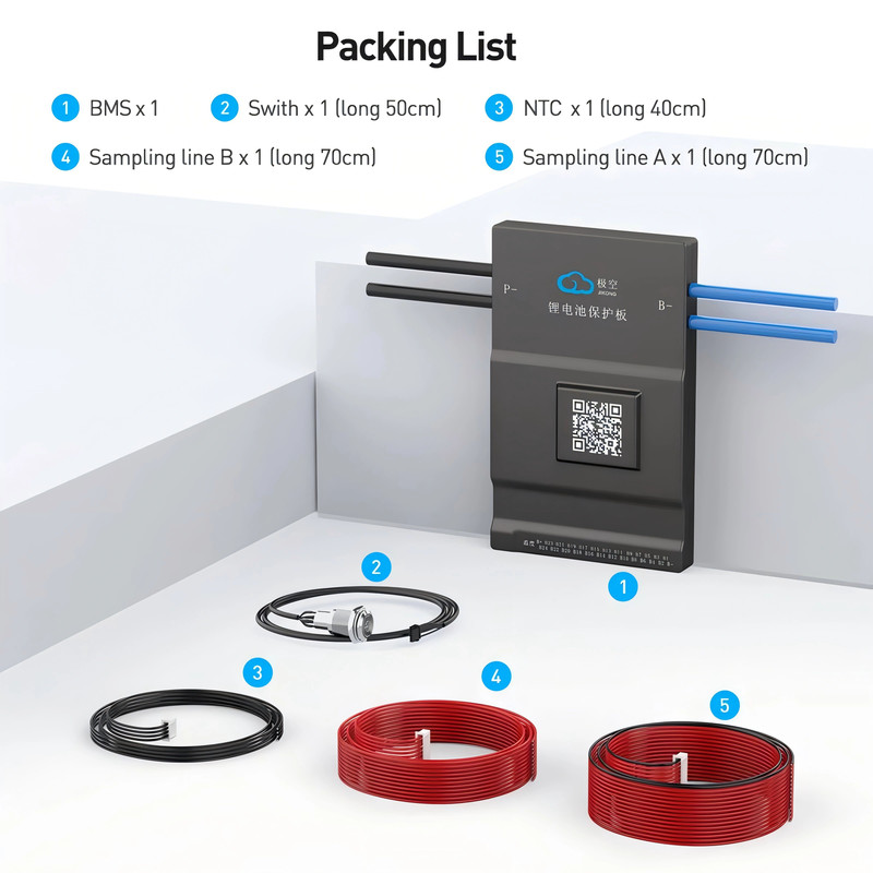 JIKONG Smart BMS With Active Balance  8S To 24S Battery Management System For LiFePO4 LiIon  LTO Pa 6