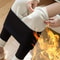 Womens Winter High Waist Leggings Plus Velvet Thick Stretch Pants For Warmth Comfort 2