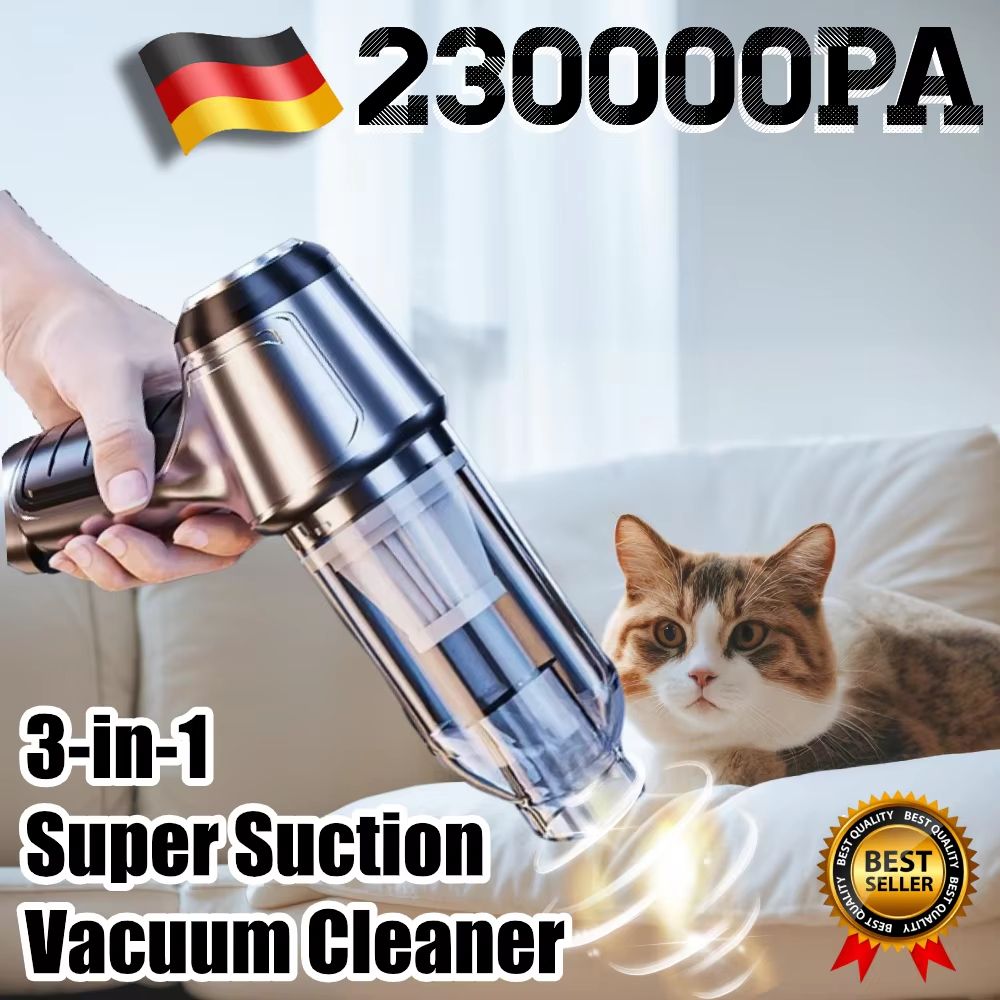 Wireless Car Vacuum Cleaner  Strong Suction Portable Handheld Air Duster For Car  Home Cleaning 1