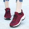 Womens Walking Sock Sneakers  Breathable Fly Weave Trainers With NonSlip Platform Sole 4