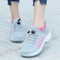 Womens Walking Sock Sneakers Breathable Fly Weave Trainers With NonSlip Platform Sole 5