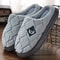 Mens Winter House Slippers Plush Memory Foam NonSlip Indoor Shoes With Cozy Furry Lining 1