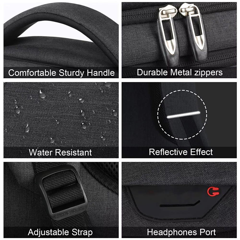 Mens Waterproof Travel Backpack  Large Capacity Laptop  Camera Bag For Outdoor Hiking  Daily Use 3