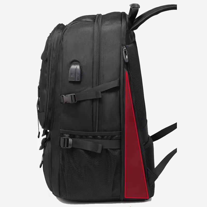 Mens Large Capacity Travel Backpack  50L80L Waterproof Outdoor Sports Bag With Shoe Compartment 2