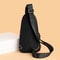 100 Genuine Leather Mens Chest Bag Casual Crossbody Shoulder Messenger Bag For Daily Travel Use 3