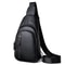 100 Genuine Leather Mens Chest Bag Casual Crossbody Shoulder Messenger Bag For Daily Travel Use 7