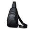 100 Genuine Leather Mens Chest Bag  Casual Crossbody Shoulder Messenger Bag For Daily  Travel Use 8