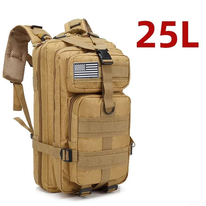 25L50L Tactical Waterproof Backpack  1000D Nylon Outdoor Rucksack For Hiking Camping Fishing  Hunti 10