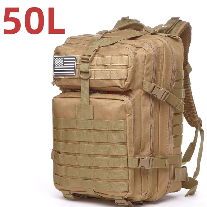 25L50L Tactical Waterproof Backpack  1000D Nylon Outdoor Rucksack For Hiking Camping Fishing  Hunti 13