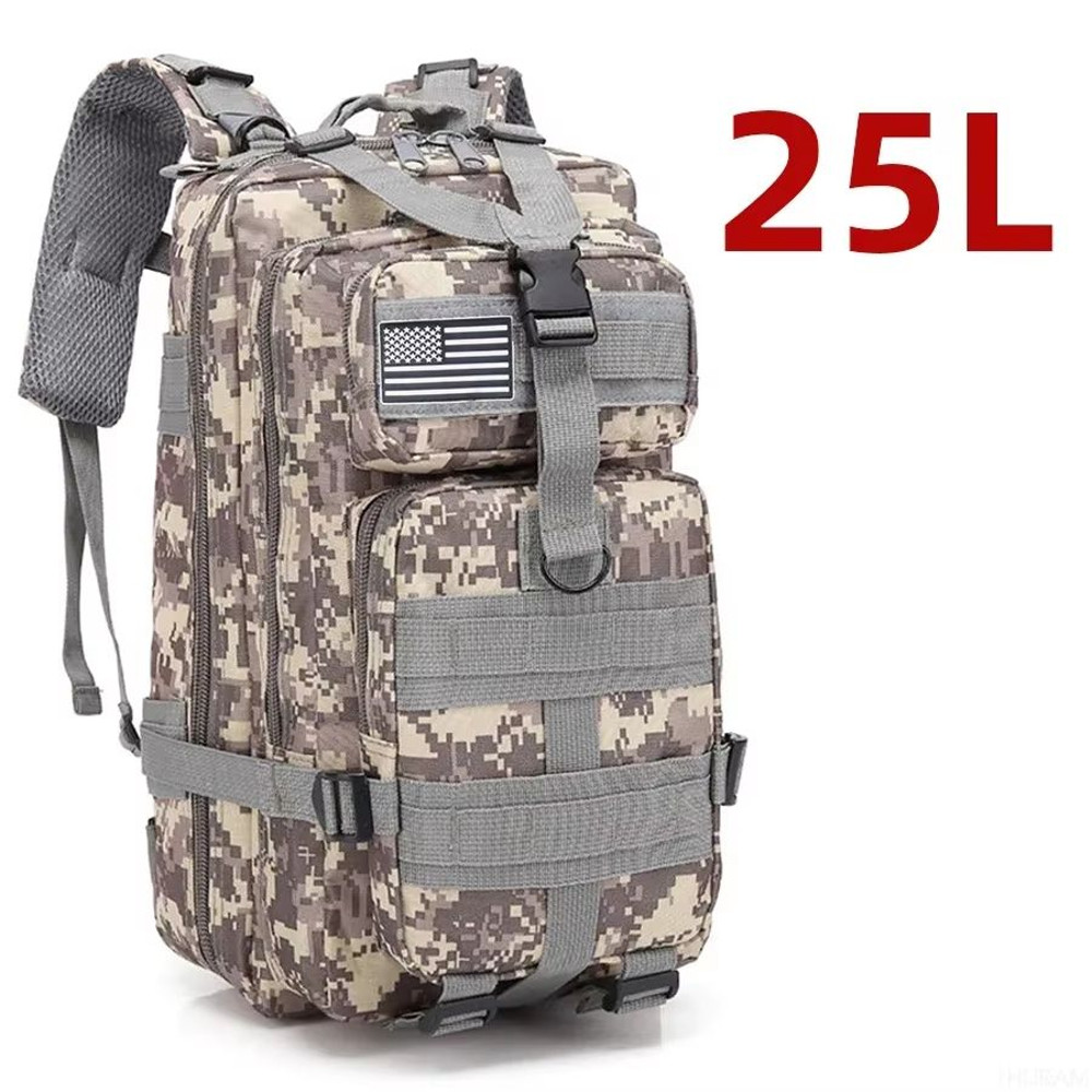 25L50L Tactical Waterproof Backpack  1000D Nylon Outdoor Rucksack For Hiking Camping Fishing  Hunti 6