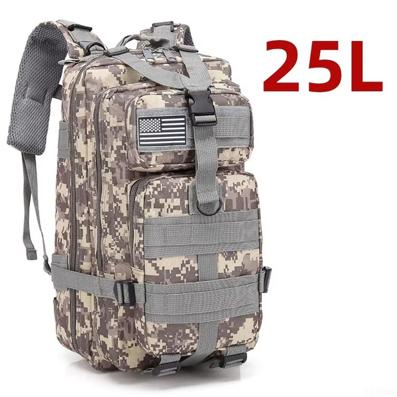 25L50L Tactical Waterproof Backpack  1000D Nylon Outdoor Rucksack For Hiking Camping Fishing  Hunti 6