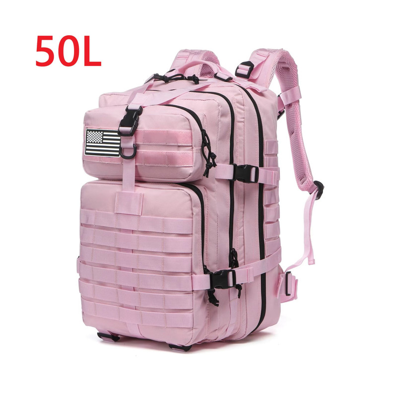 25L50L Tactical Waterproof Backpack  1000D Nylon Outdoor Rucksack For Hiking Camping Fishing  Hunti 19