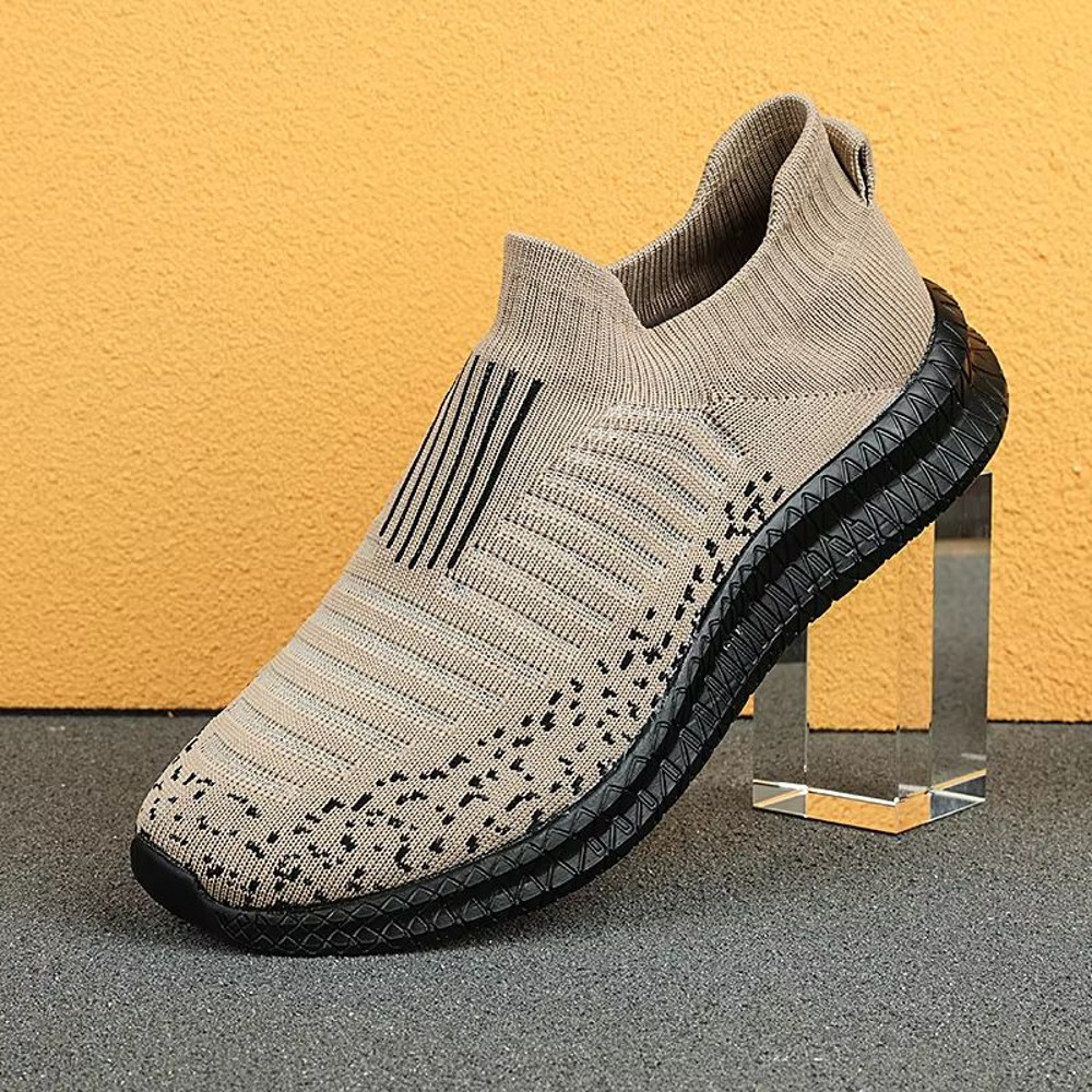 Mens Breathable Casual Shoes  Lightweight SlipOn Walking Sneakers With AntiSlip Sole 5
