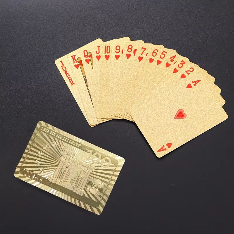 Luxury Waterproof Playing Cards Sleek Black Poker Deck For Magic Parties Game Nights 20