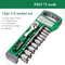 ProFix 46in1 Socket Sleeve Wrench Ratchet Tool Kit For Auto Repair 9