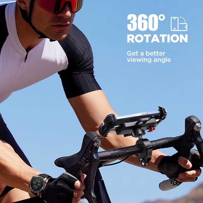 Joyroom Motorcycle Phone Mount  UltraStable Bike Phone Holder With Secure Handlebar Clamp For Scoot 2