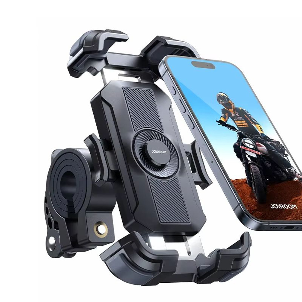 Joyroom Motorcycle Phone Mount  UltraStable Bike Phone Holder With Secure Handlebar Clamp For Scoot 6