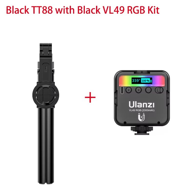 Ulanzi TT88 Overhead Phone Tripod  144M Extension Selfie Stick With Magnetic Clamp  Wireless Remote 13